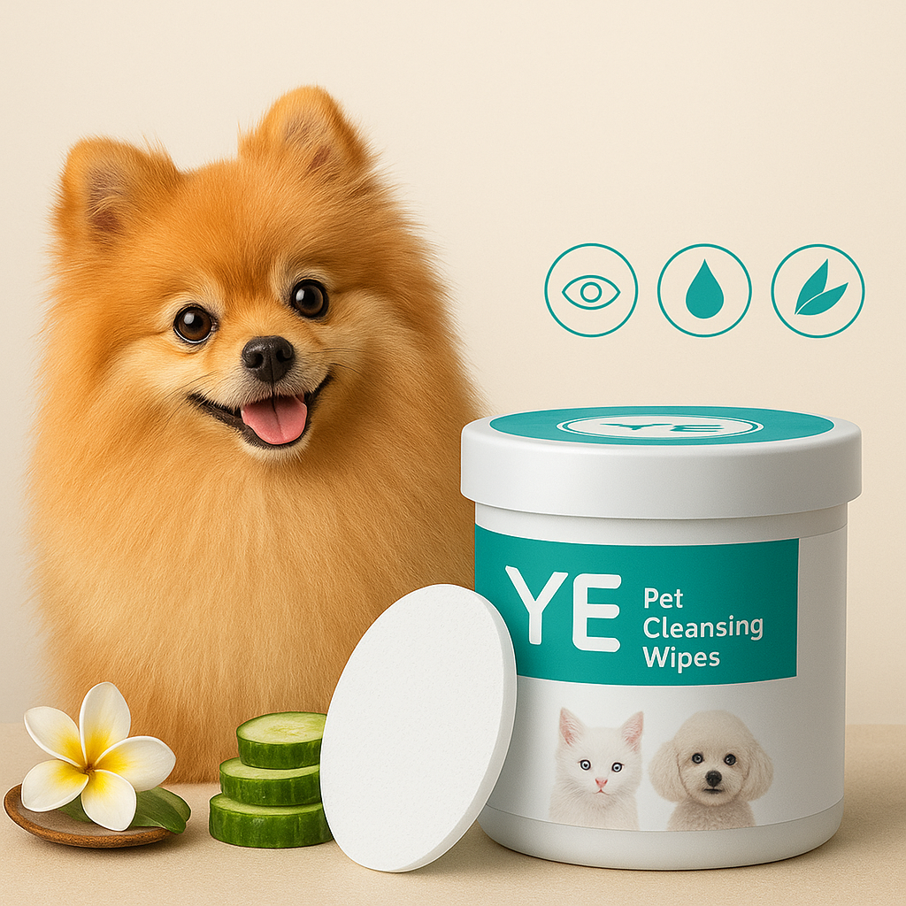 Dog Cat Cleaning Wipes - 130 Pcs Eyes & Tears