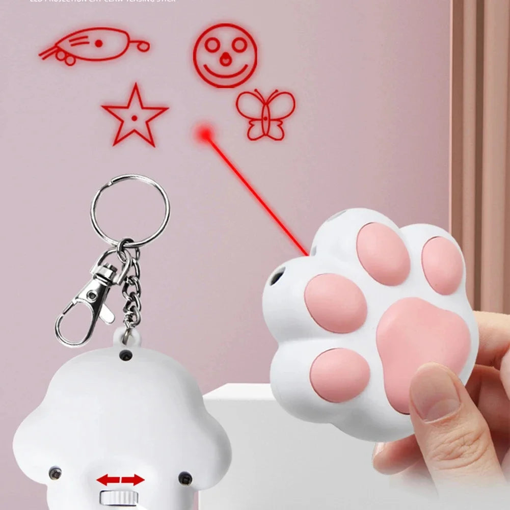 Rechargeable Cat Laser Toy - 5 Interactive Patterns