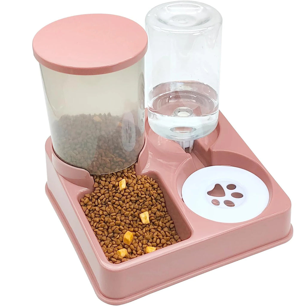 Automatic Cat Water Food Dispenser 2-in-1