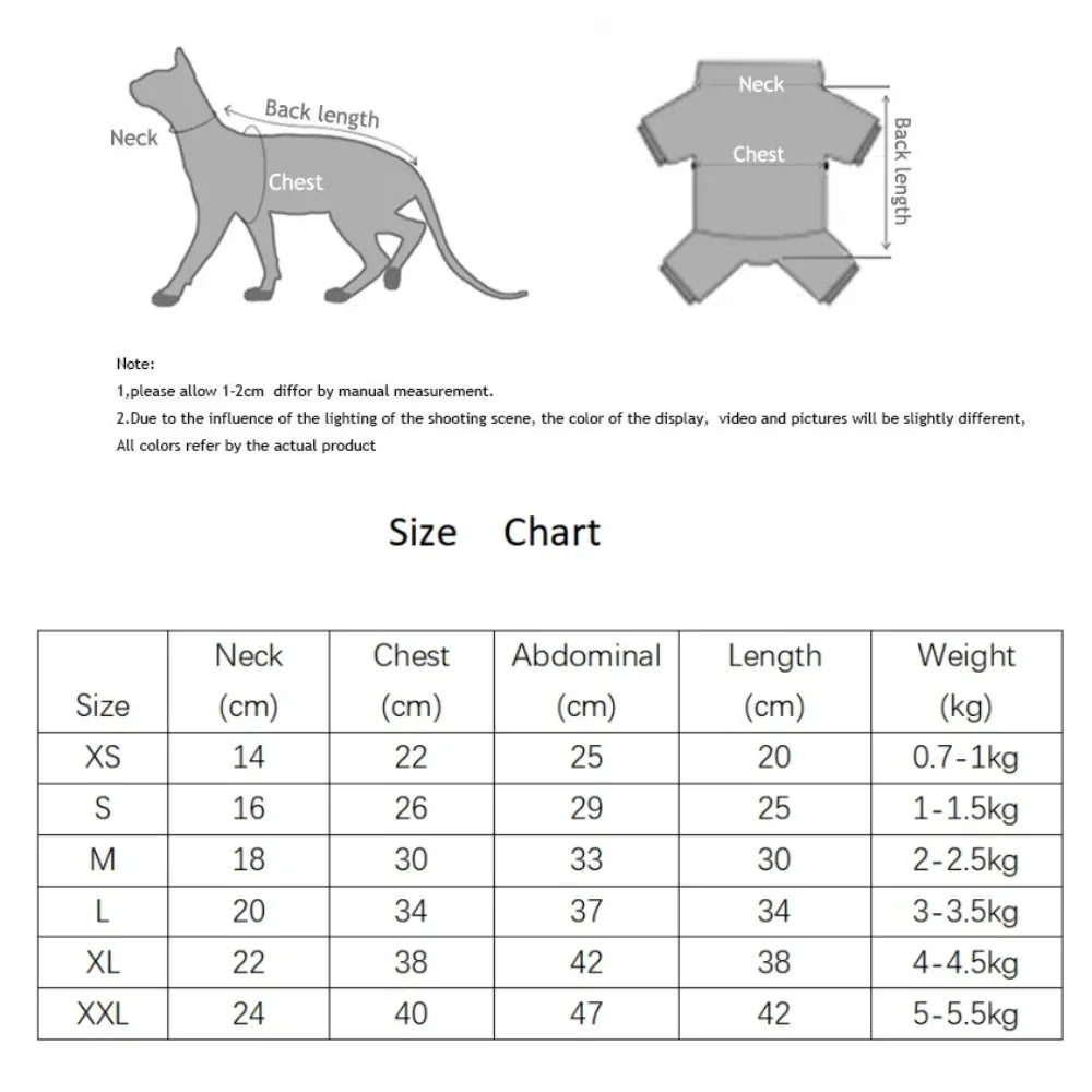 Sphynx Cat Clothes - Warm Velvet Winter Jacket